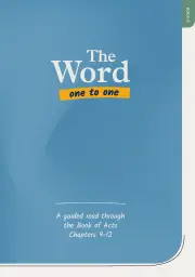 The Word One to One: Acts Book 6