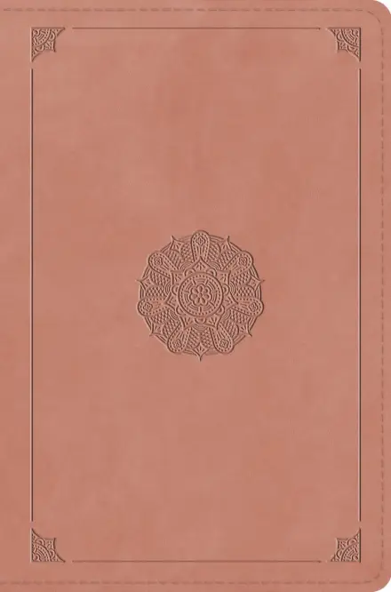 ESV Compact Bible (TruTone, Blush Rose, Emblem Design)