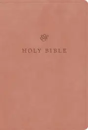 ESV Large Print Compact Bible (TruTone, Blush Rose)