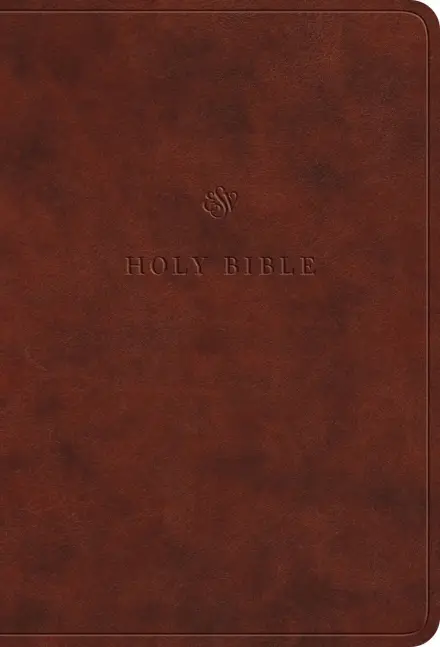 ESV Value Large Print Compact Bible (TruTone, Chestnut)