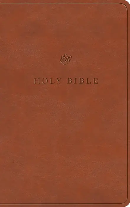 ESV Value Thinline Bible (TruTone, English Saddle)