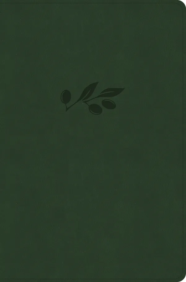 CSB Giant Print Reference Bible, Digital Study Edition, Olive LeatherTouch