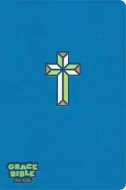 CSB Grace Bible for Kids, Blue LeatherTouch (Dyslexia Friendly)