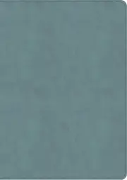 NASB Notetaking Bible, Large Print Edition, Earthen Teal SuedeSoft LeatherTouch