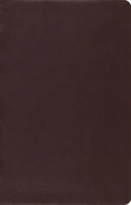 ESV Large Print Thinline Reference Bible (Brown Bonded Leather)